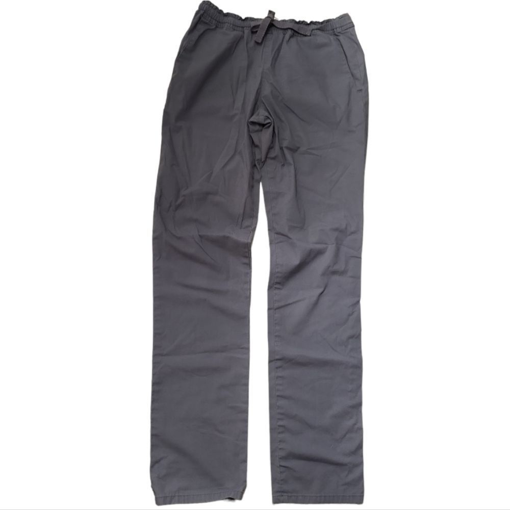 Jaanuu Grey Basic Scrub Pants Elastic Drawstring … - image 1
